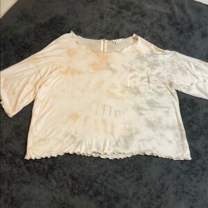 POL Oversized Tie Dye Top